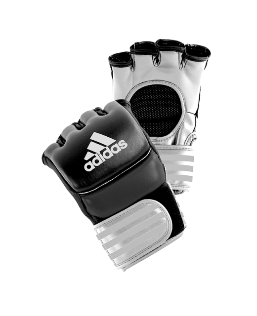 adidas Ultimate Fight Glove schwarz weiss size L ADICSG041 L