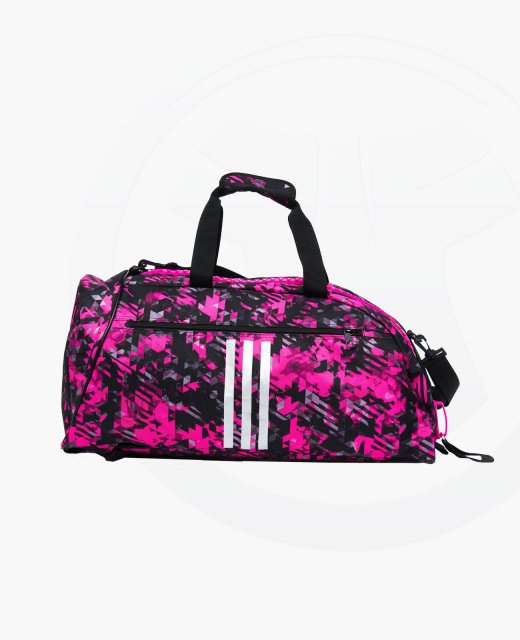 adidas Sporttasche Rucksack 2 in 1Bag size M pink/silber camo ADIACC058MA M
