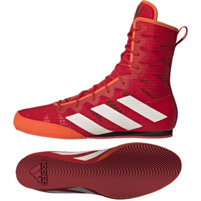 adidas Box Hog 4 rot weiß EU 42 UK 8 Boxerschuhe GW1403  UK8