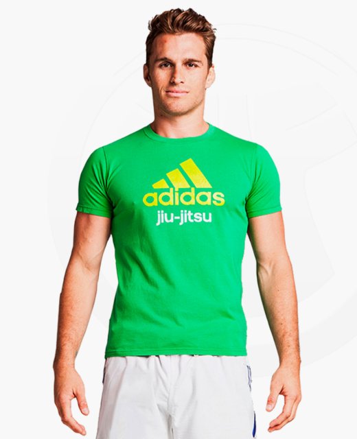 adidas Community T-Shirt JiuJitsu grün 
