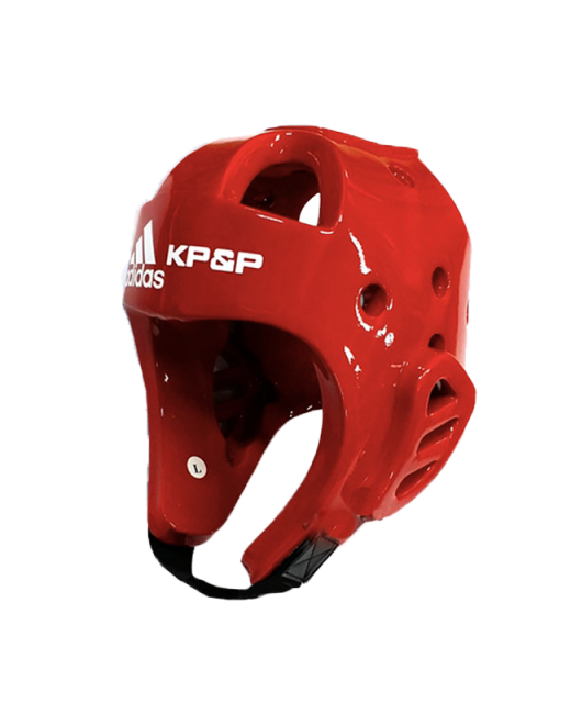 adidas KP&P elektr.Kopfschutz E-Head Gear S rot mit Transmitter WTF approved S