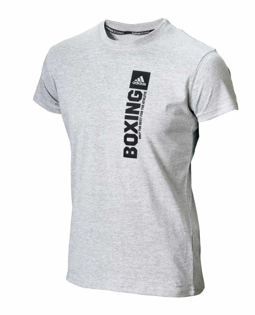 adidas Community Vertical T-Shirt Boxing grau S S