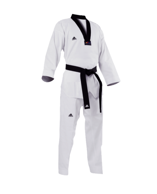 adidas GRAND MASTER Taekwondo Anzug schwarzes Revers adiTGM01 
