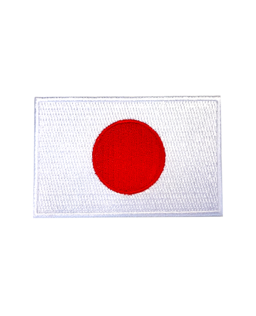 Aufnäher Stickabzeichen Japan Flagge Gr. 8x5 