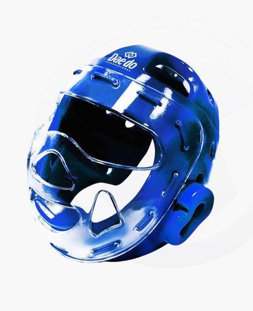 Daedo Kopfschutz mit Visier blau WTapproved 