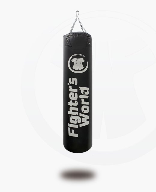 FW Black line Boxsack 150 x 35 cm schwarz gefüllt mit Kette 150 cm