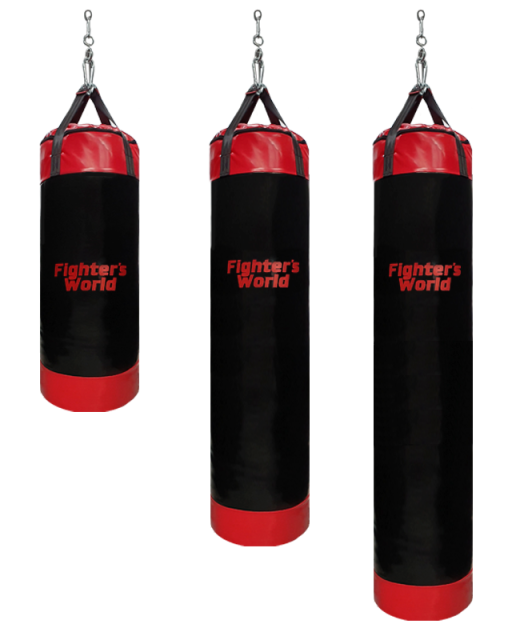 FW Boxsack JAB schwarz-rot 100 x 35 cm gefüllt ca.32 kg 100 cm