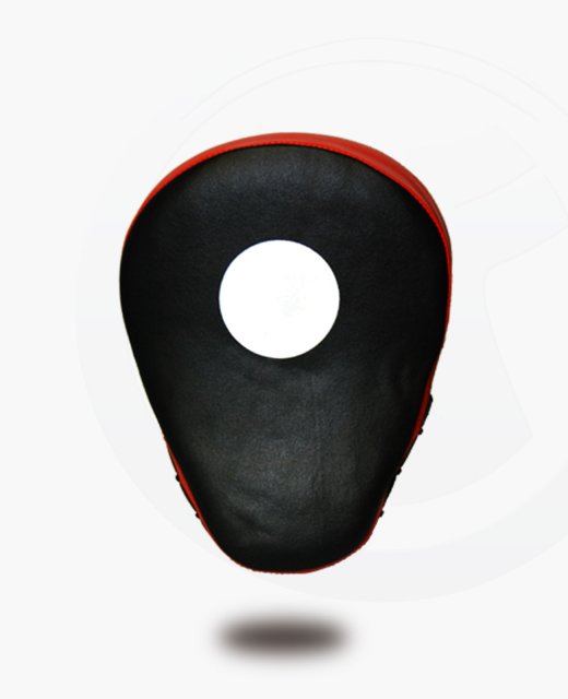 PX Handpratze curved FW Cubapad Leder rot/schwarz 1Stk. 