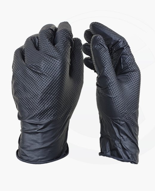Einweg Handschuhe Gr. XL (9/10) schwarz 