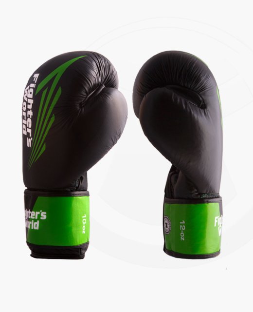 FW Green CORNER Boxhandschuhe Klettverschluss grün/schwarz 