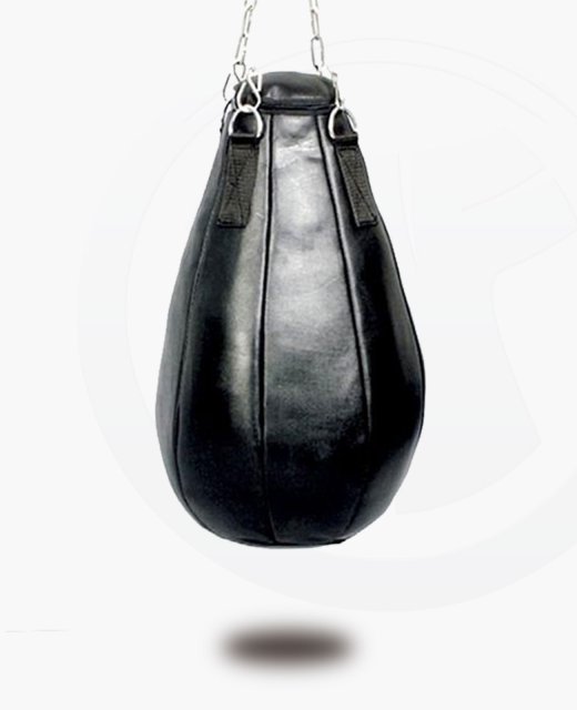 Fighter`s World Maisbirne Leder Boxsack schwarz ca.60x35 