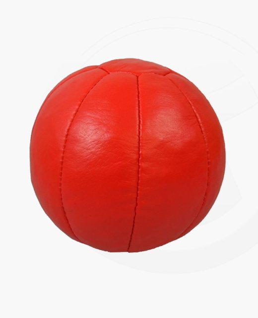 FW Medizinball Leder rot 3kg 