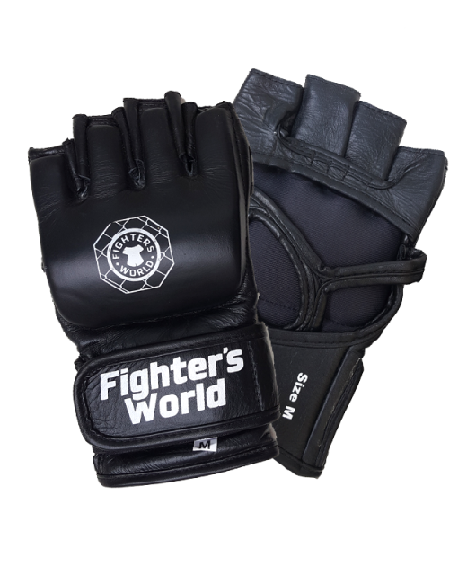 FW MMA Handschuhe Octagon schwarz/universe M Leder M