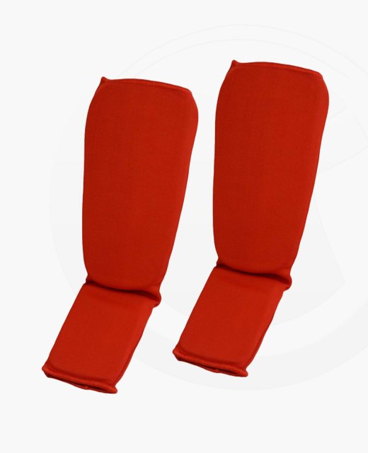 FW Schienbein und Ristschoner Basic size XL rot elastischer Stoff XL