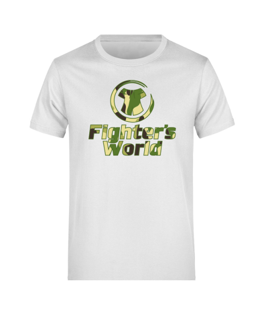 Fighters World CORE Logo T-Shirt XL weiß/camoflage XL