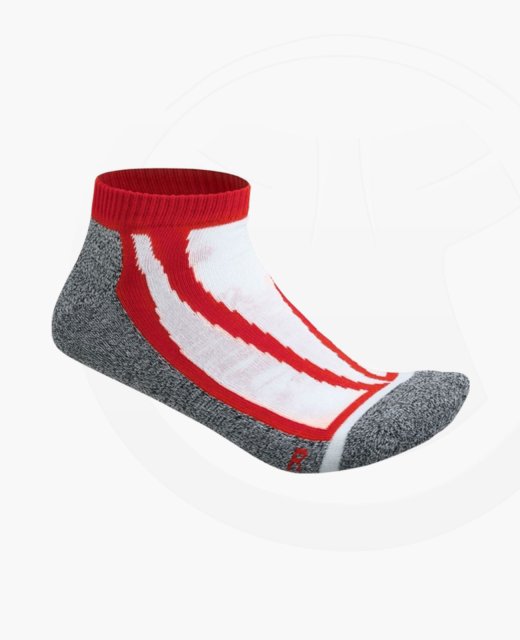 FW Cool Dry Sneaker Socken rot/grau 