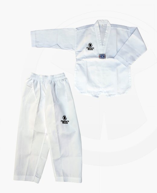 FW Classic Dobok Taekwondo Anzug weißes Revers 