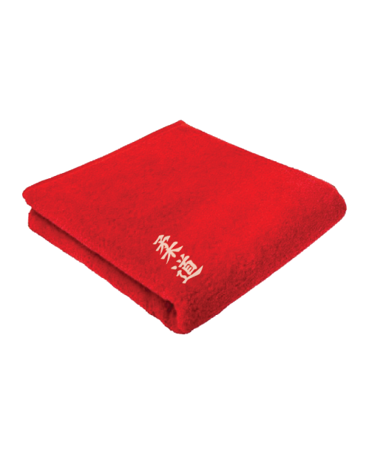 FW Towel Judo Frottee Handtuch rot ca. 50x100cm 