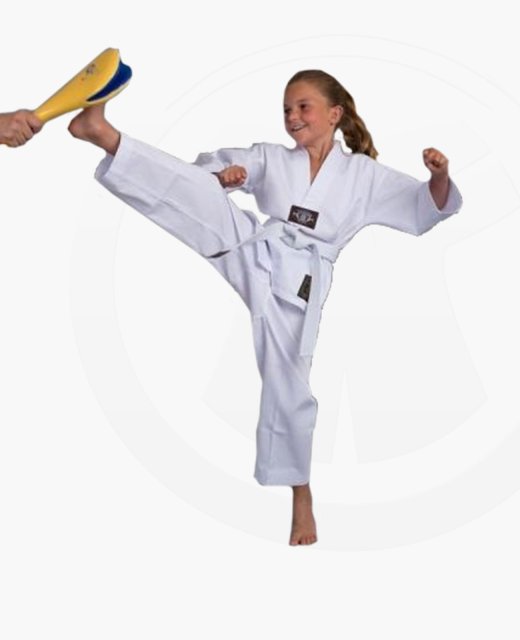 Fighter's World World Taekwondo Anzug KIBON weißer Kragen 