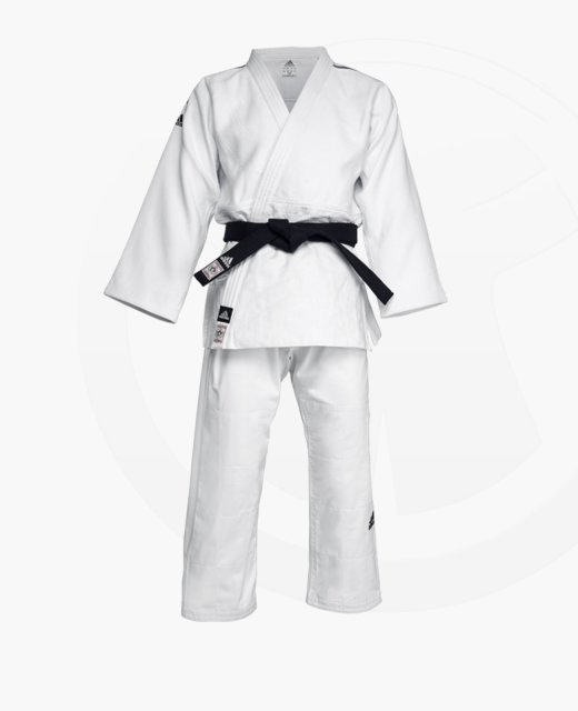adidas Champion 2 Judo Anzug weiß regular Cut IJF approved rotes Label 