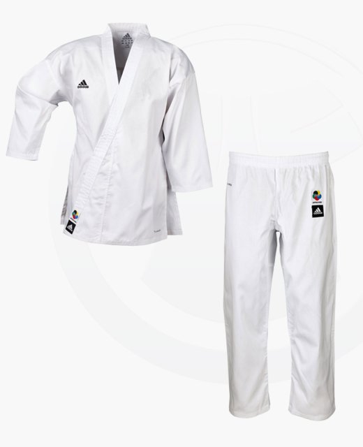 adidas Karateanzug Club Junior 110 cm weiß WKF K220C 110