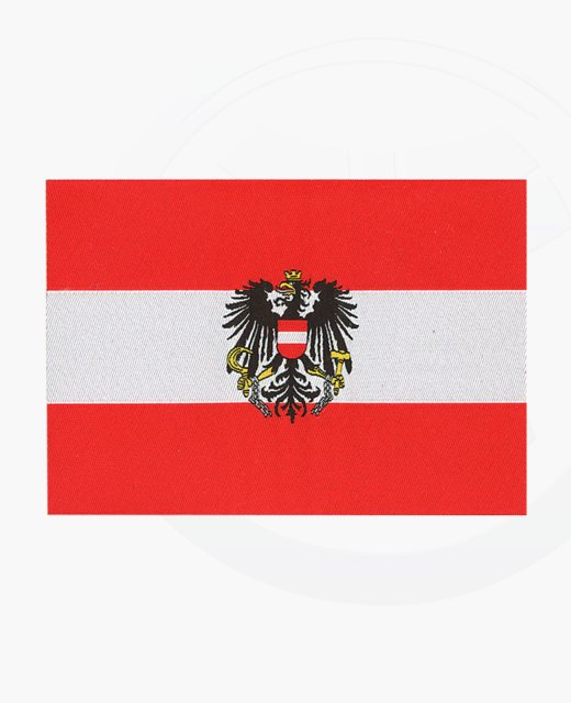Aufnäher Nationalteam Österreich mit Adler gewebtes Abzeichen 10 x 7cm 