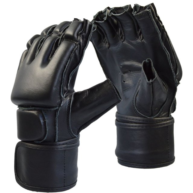 PX Freefight Handschuhe Leder schwarz 