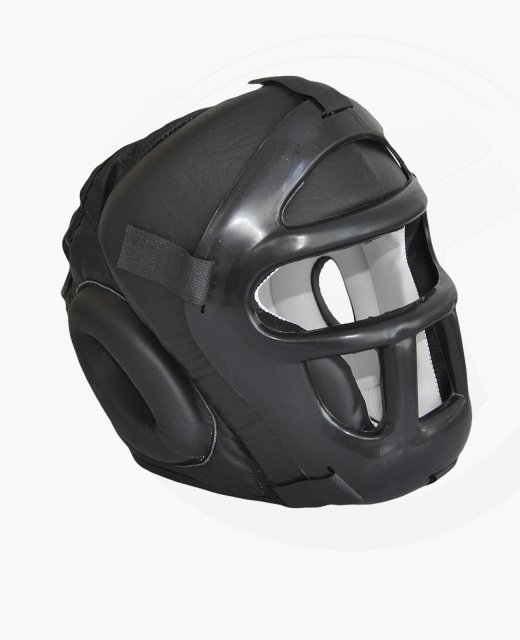 All Style Kopfschutz Cage M schwarz mit Gitter aus Kunstsoff M