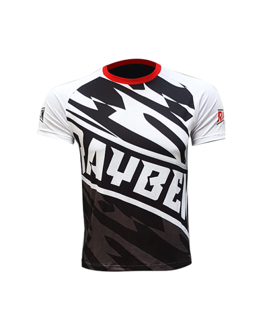 Rayben Zero T-shirt Kurzarm size M weiss/rot M