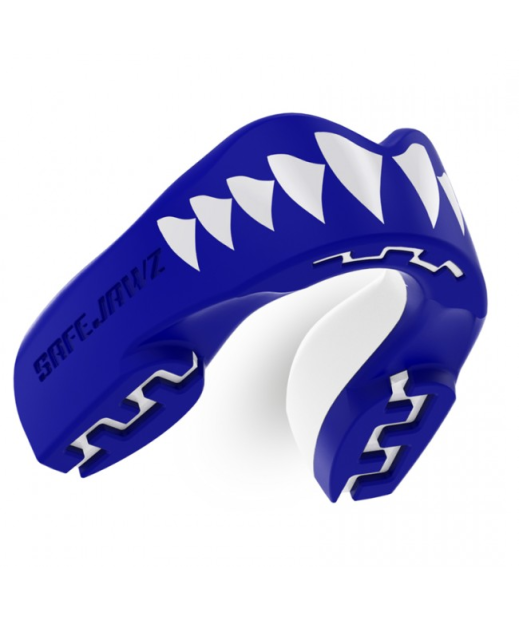 Safejawz Zahnschutz Extro-Serie Shark Senior blau/weiß 