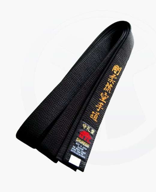 SHUREIDO Dan Gurt Satin mit GOJU RYU Stilbestickung 325cm #6 1/2 325 cm
