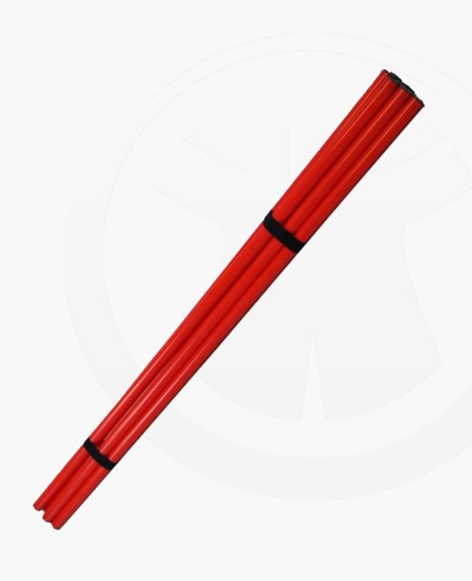 Trainingsstangen für Pylonen Markierungskegel rot 8 Stück ca. 120cm 