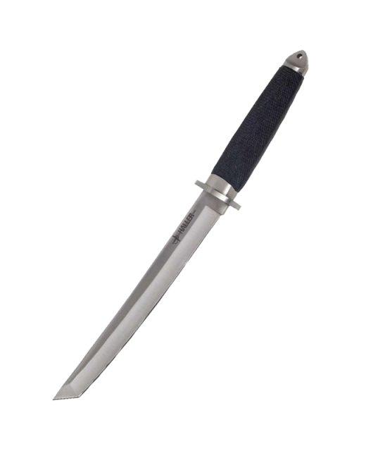 Tanto Kamakura Messer mit schwarzem Hartgummigriff 