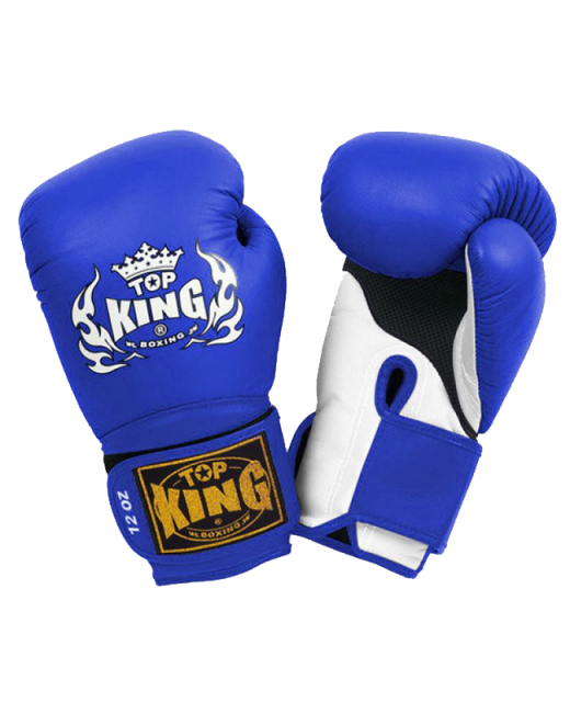 FW Velcro TOP KING Boxhandschuh blau 