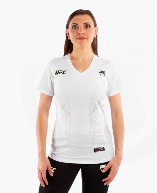 UFC Venum Authentic Fight Night Damen Walkout Jersey weiß VNMUFC-00021-002 
