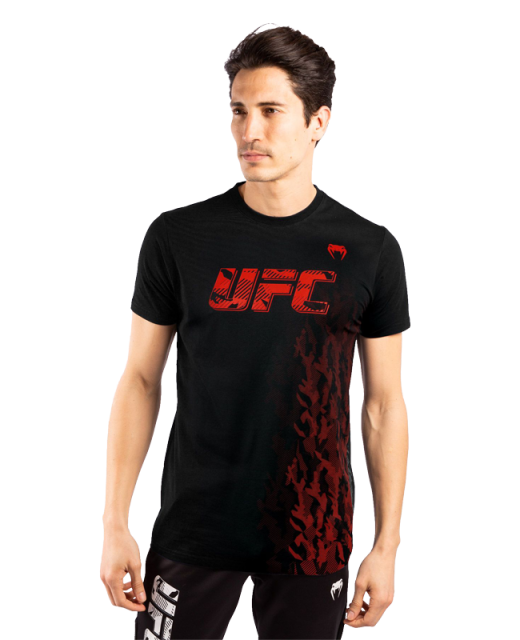 UFC Venum Herren Kurzarm T-Shirt Gr. XXL schwarz Authentic Fight Week XXL