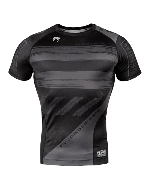 Venum AMRAP Compression T-Shirt kurzarm schwarz/grau L 03693-109 L