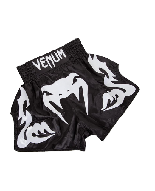 Venum Bangkok Inferno Muay Thai Shorts schwarz/weiß 2040-BL-WH 