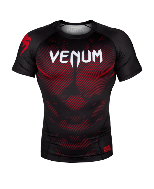 Venum NoGi 2.0 RASHGUARD Compression Shirt XXL kurzarm schwarz/rot 03594-001 XXL