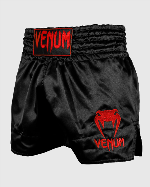 Venum CLASSIC Muay Thai Short XL schwarz rot 03813-100 XL