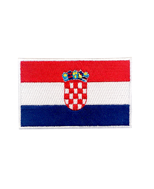 Aufnäher Patch Kroatien Croatia Fahne Flag 